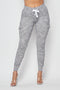 Fleece-Lined Cargo Sweatpants - Heather Gray